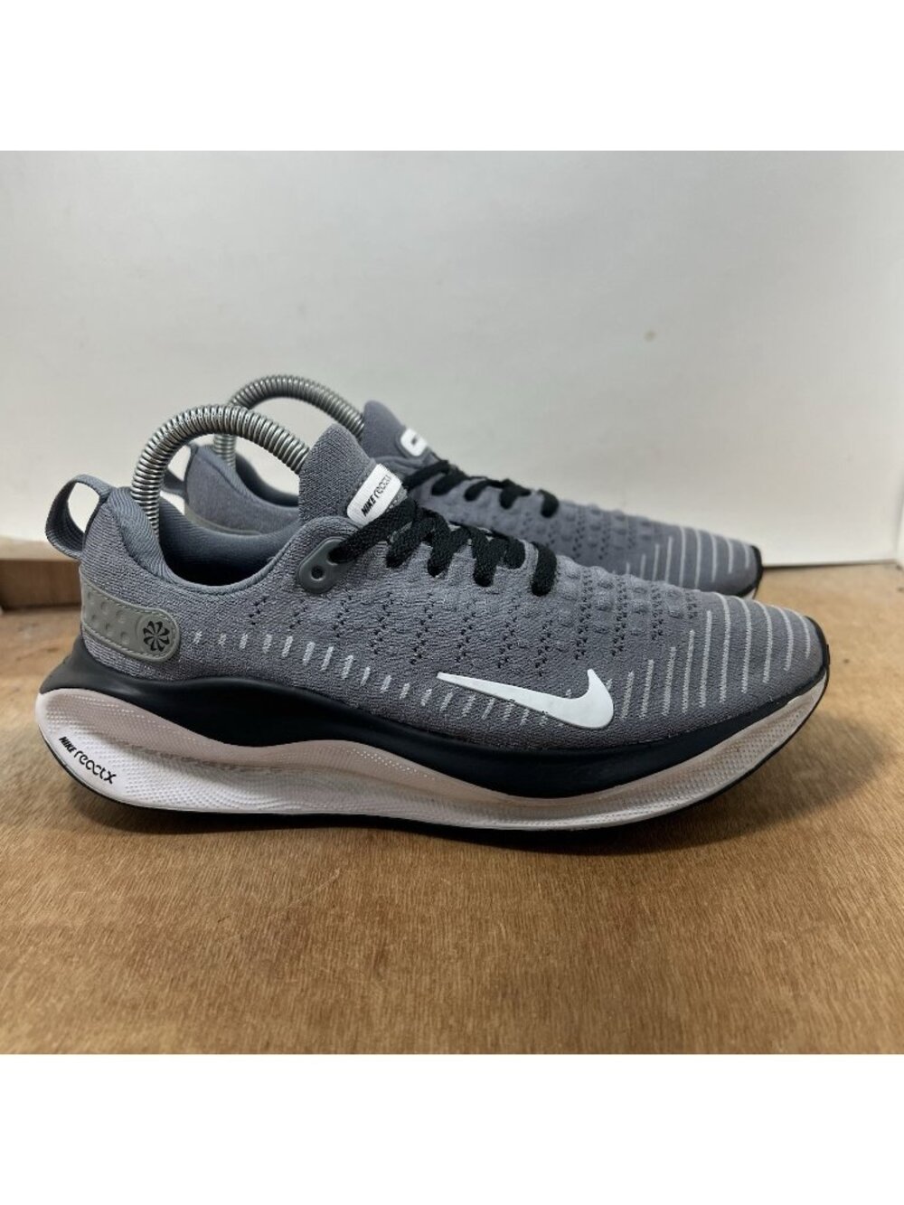 Nike ReactX Infinity Run 4 TB Cool Gray Womens Size 8 Running Shoes Sneakers